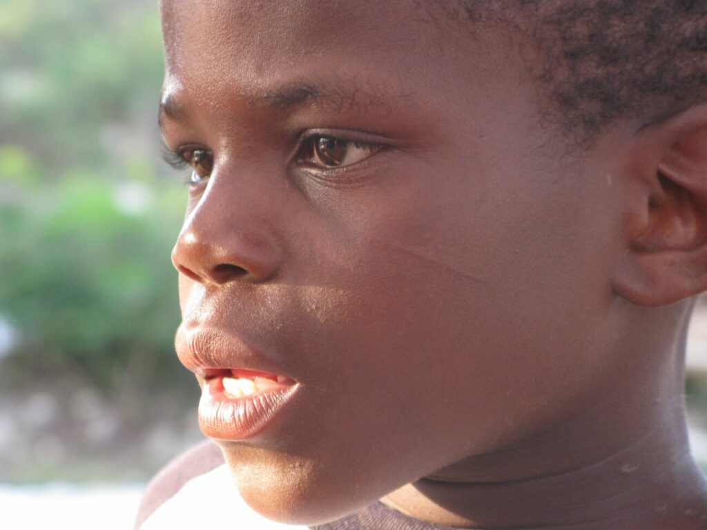 Un enfant provenant de Haïti impacté par le parrainage